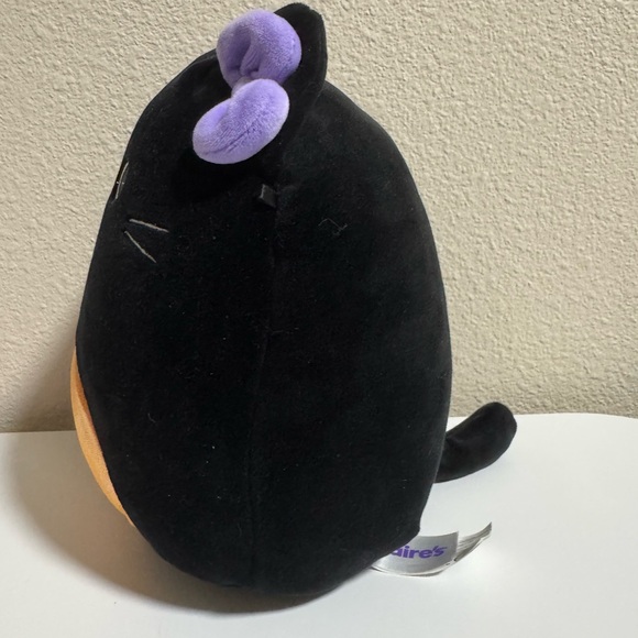 9” Black and Orange Cat Claire’s Squishmallow - Picture 2 of 6